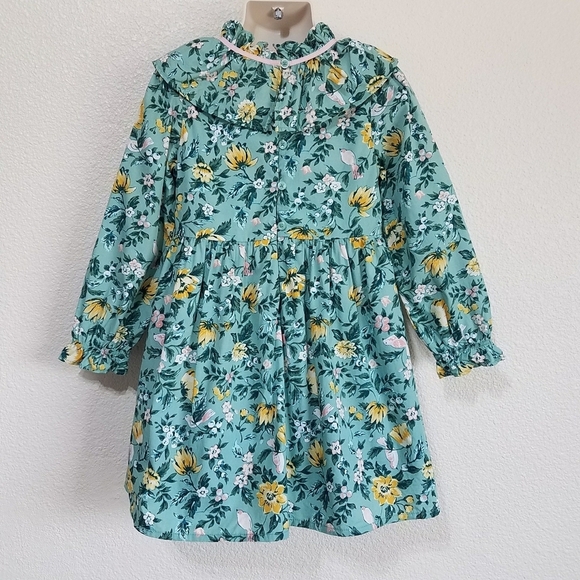 Janie and Jack Floral Girl's Dress - Picture 2 of 7